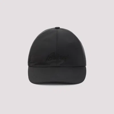 Brioni Midnight Blue Baseball Hat In Black