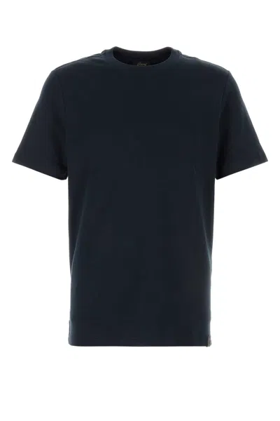 Brioni Midnight Blue Cotton T Shirt