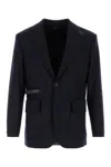Brioni Midnight Blue Stretch Cashmere Blazer In Blue