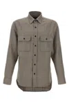 Brioni Military Style Shirt With Pockets And Long Sleeves