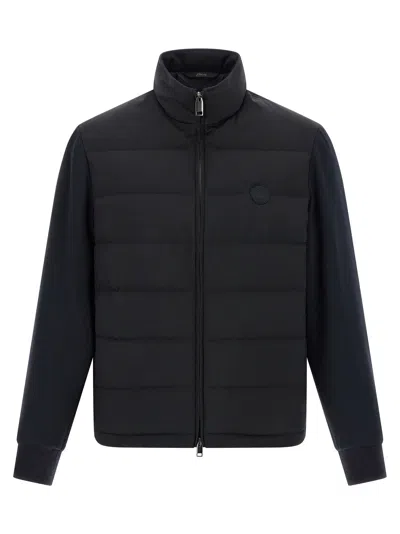 BRIONI MIX MATERIAL JACKET