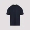 Brioni Cotton Jersey Crewneck T-shirt In Blue