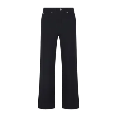 BRIONI NAVY BLUE STRAIGHT FIT PANTS