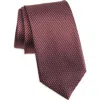 Brioni Neat Silk Tie In Blue/red