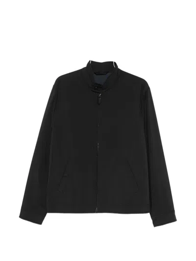 Brioni Nylon Blouson Jacket In Black