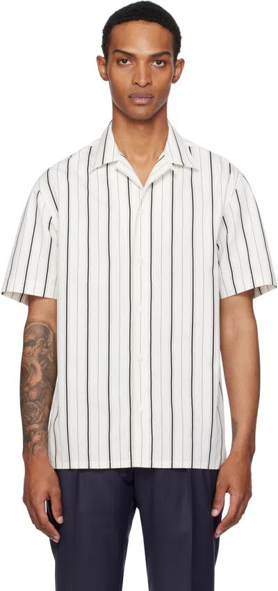 Brioni Off-white Cotton Poplin Shirt