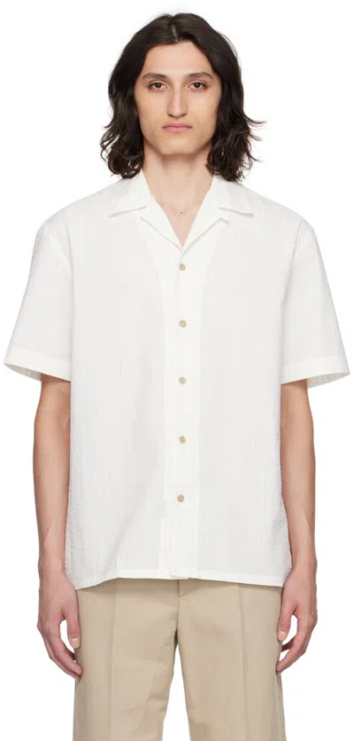 Brioni Off-white Relaxed Shirt In 9000 White