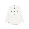 Brioni Long Sleeve Leather Jacket In Multicolor