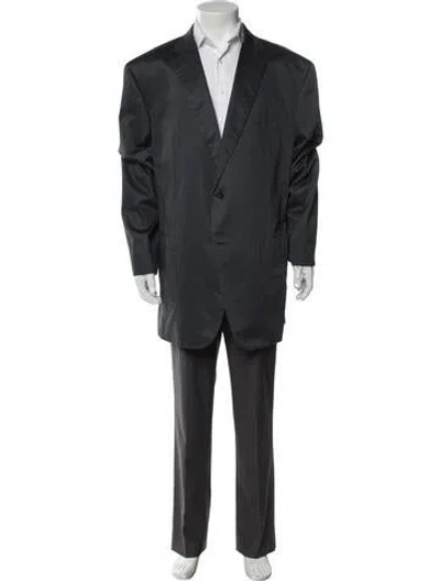 Pre-owned Brioni Overcoat In Gray