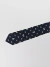 Brioni Paisley Pattern Slim Tie With Tailored Finish In Blue