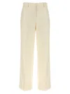 Brioni Herringbone Palinuro Pants In Neutral
