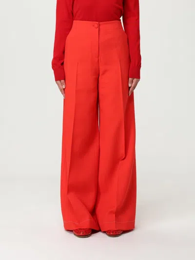 BRIONI PANTS BRIONI WOMAN COLOR RED,H09916014