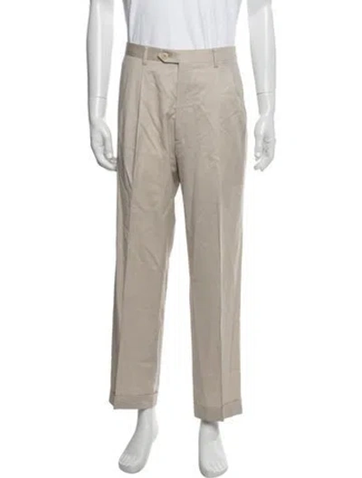 Pre-owned Brioni Pants In Neutral