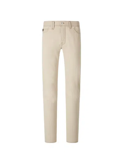 Brioni Patch Pocket Straight-leg Jeans In Neutral