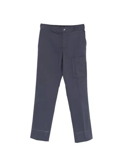 Brioni Patch-pocket Trousers In Blue
