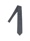 Brioni Patterned Silk Tie In Gray