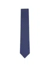 Brioni Patterned Spring Tie In Blue