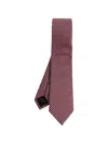 Brioni Patterned Tie In Red