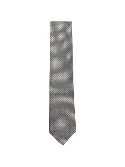 Brioni Patterned Tie In Green