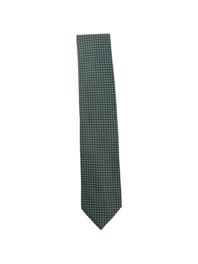 Brioni Patterned Tie In Metallic