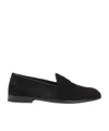 Brioni Almond Toe Suede Leather Penny Loafers