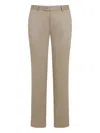 Brioni Pienza Trousers With Side And Back Pockets In Brown