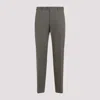 Brioni Pienza Cotton Stretch Pants In Gray