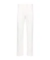 Brioni Pienza Tapered-leg Chinos In White