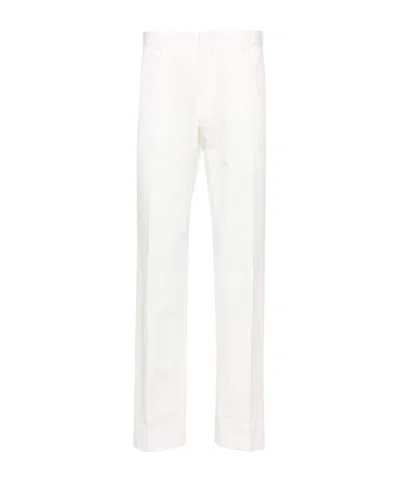 Brioni Pienza Tapered-leg Chinos In White