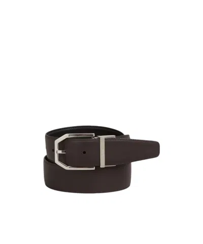 Brioni Pin Buckle Belt In Brown