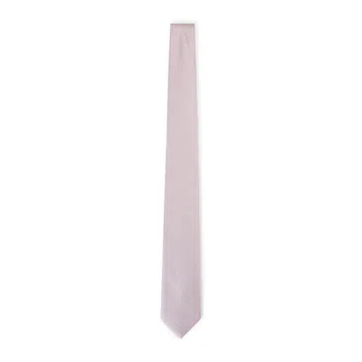 Brioni Pink Standard 7x150 Cotton And Silk Tie