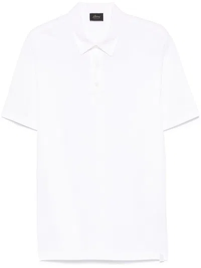 BRIONI PIQUÉ COTTON POLO SHIRT