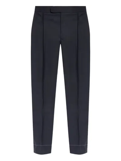 Brioni Pleated Tailored Trousers In Black