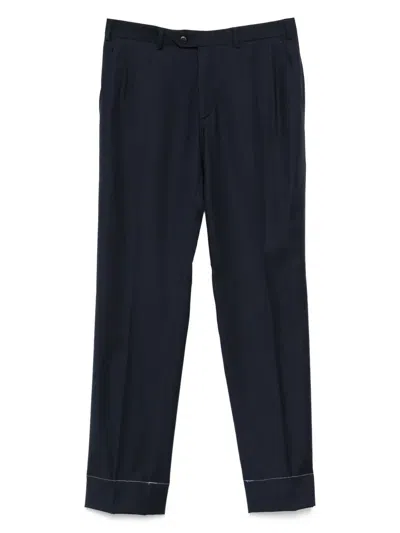 Brioni Pleated Trousers In Black