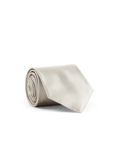 Brioni Pointed Tie In White