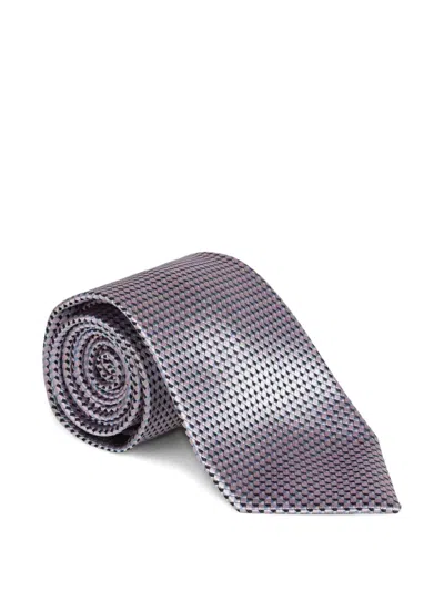 Brioni Pointed-tip Tie In Purple