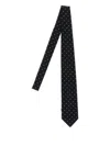 Brioni Jacquard Tie Ties And Papillon Multicolor In Black