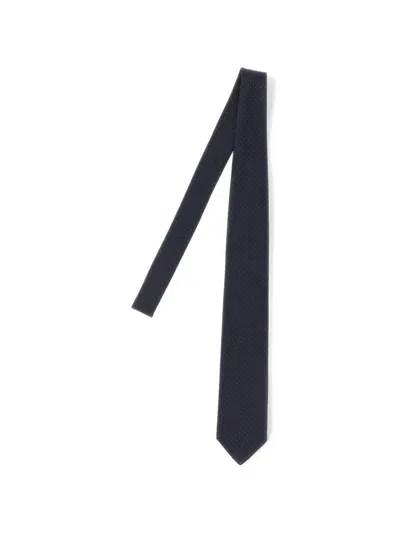 Brioni Polka-dot Herringbone Tie In Neutral