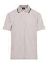 Brioni Short-sleeved Polo T-shirt In Neutral