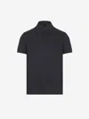 Brioni Logo-embroidered Wool Polo Shirt In Multi