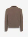 Brioni Polo Neck Sweater In Gray