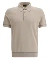 Brioni Polo Shirt In Beige