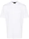 Brioni Piqué Cotton Polo Shirt In White