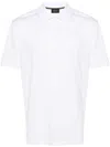 Brioni Piqué Cotton Polo Shirt In White