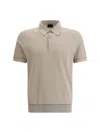 Brioni Polo Shirt In Beige