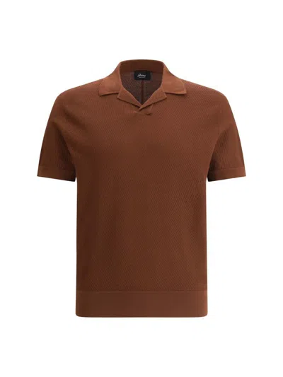 Brioni 's Polo Men's Shirt In Multicolour