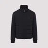 Brioni Tech Fabric Quilted Jacket In Blue
