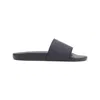Brioni Men's Pool Sandals In Black