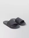 Brioni Pool Sandals Perforated Logo