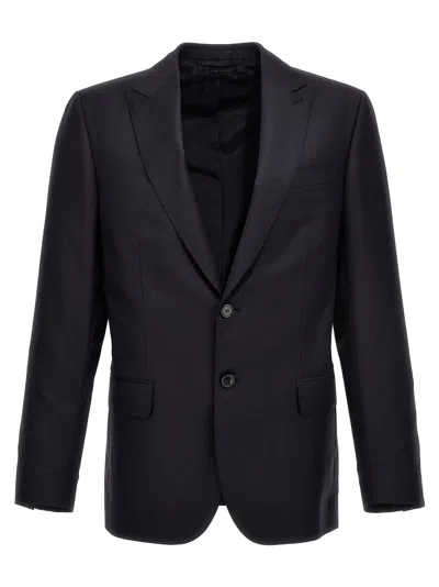 Brioni Pre Couture Dress In Blue